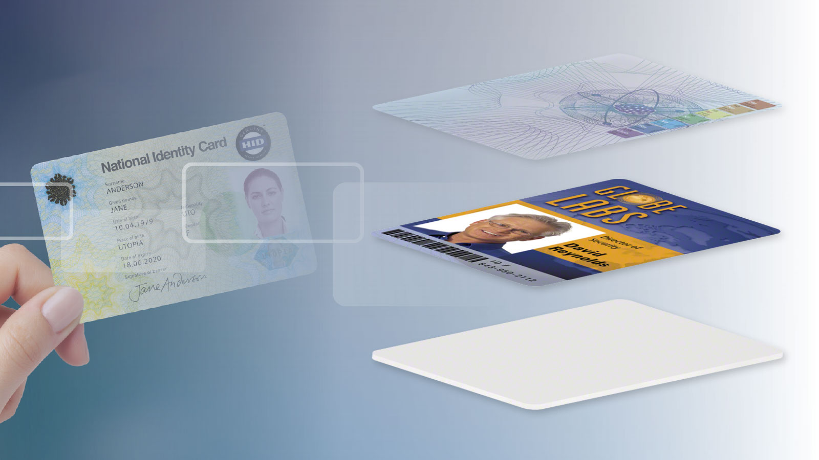 Fargo ID Card Printer Consumables Card Layers