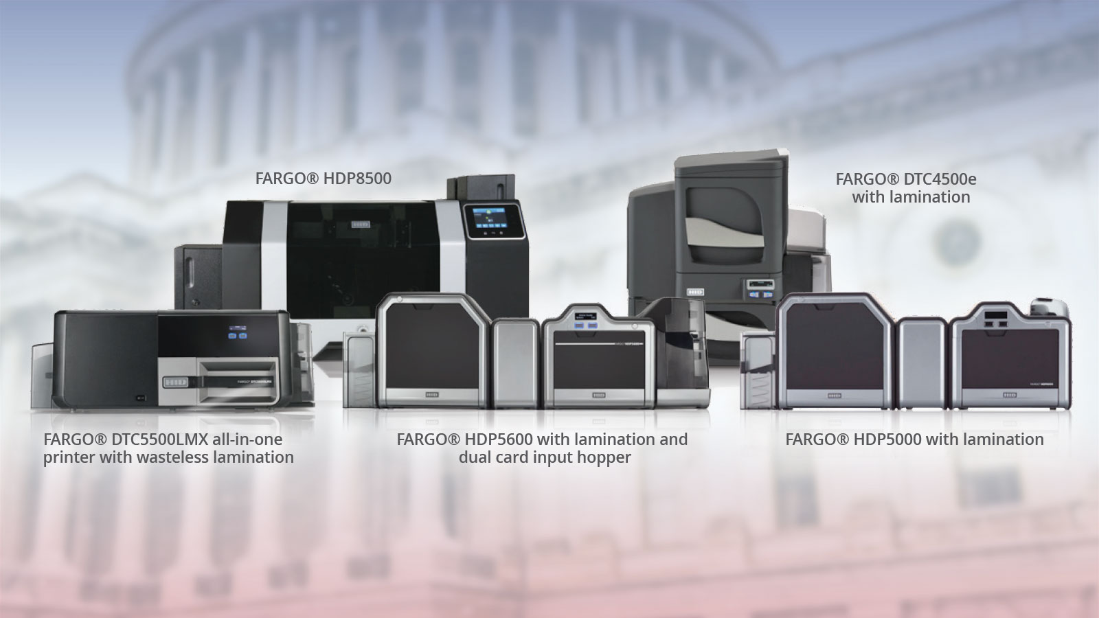 Government ID Solutions with FARGO's Full Line of Printers
