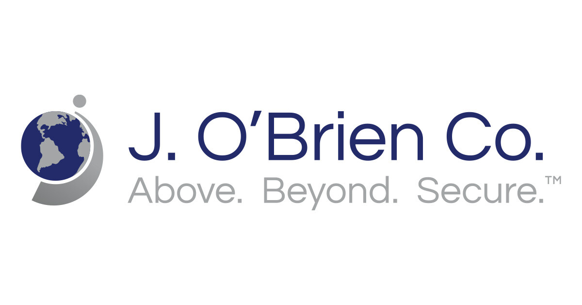 J. O'Brien logo with the tag line "Above. Beyond. Secure." on a white background